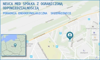 PORADNIA ENDOKRYNOLOGICZNA - ŚWIAT ZDROWIA OPERATOR MEDYCZNY SP. Z O.O - UL. WŁADYSŁAWA ORKANA 6 D/E/F,  SKIERNIEWICE