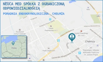 PORADNIA ENDOKRYNOLOGICZNA - ŚWIAT ZDROWIA OPERATOR MEDYCZNY SP. Z O.O - SZEWSKA 10/1,  CHEŁMŻA