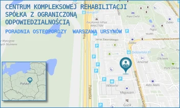 PORADNIA OSTEOPOROZY - CENTRUM KOMPLEKSOWEJ REHABILITACJI SPÓŁKA Z OGRANICZONĄ ODPOWIEDZIALNOŚCIĄ - WAWRZYŃCA SUROWIECKIEGO 8,  WARSZAWA URSYNÓW