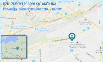 PORADNIA ENDOKRYNOLOGICZNA - PZU ZDROWIE SPÓŁKA AKCYJNA - GRANICZNA 24,  RADOM