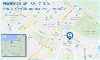PORADNIA ENDOKRYNOLOGICZNA - PROMEDICA-GP  SP. Z O.O. - CZERKASKA 22,  BYDGOSZCZ