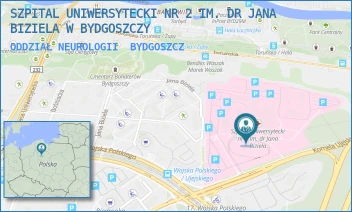 ODDZIAŁ NEUROLOGII - SZPITAL UNIWERSYTECKI NR 2 IM. DR JANA BIZIELA W BYDGOSZCZY - UJEJSKIEGO 75,  BYDGOSZCZ