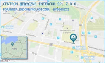 PORADNIA ENDOKRYNOLOGICZNA - CENTRUM MEDYCZNE INTERCOR SP. Z O.O. - KASZTANOWA 57,  BYDGOSZCZ