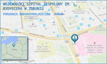PORADNIA ENDOKRYNOLOGICZNA - WOJEWÓDZKI SZPITAL ZESPOLONY IM. L. RYDYGIERA W TORUNIU - KONSTYTUCJI 3 MAJA 40/-,  TORUŃ
