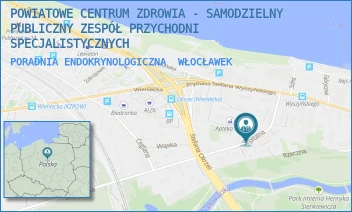 PORADNIA ENDOKRYNOLOGICZNA - POWIATOWE CENTRUM ZDROWIA - SAMODZIELNY PUBLICZNY ZESPÓŁ PRZYCHODNI SPECJALISTYCZNYCH - SZPITALNA 6A,  WŁOCŁAWEK