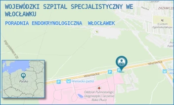 PORADNIA ENDOKRYNOLOGICZNA - WOJEWÓDZKI SZPITAL SPECJALISTYCZNY WE WŁOCŁAWKU - WIENIECKA 49,  WŁOCŁAWEK