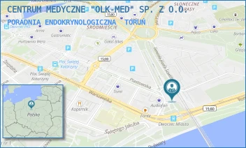 PORADNIA ENDOKRYNOLOGICZNA - CENTRUM MEDYCZNE "OLK-MED" SP. Z O.O. - PLAC 18 STYCZNIA 4,  TORUŃ