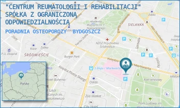 PORADNIA OSTEOPOROZY - "CENTRUM REUMATOLOGII I REHABILITACJI" SPÓŁKA Z OGRANICZONĄ ODPOWIEDZIALNOŚCIĄ - KS. MARKWARTA 8,  BYDGOSZCZ