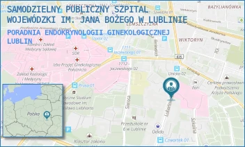 PORADNIA ENDOKRYNOLOGII GINEKOLOGICZNEJ - SAMODZIELNY PUBLICZNY SZPITAL WOJEWÓDZKI IM. JANA BOŻEGO W LUBLINIE - LUBARTOWSKA 81,  LUBLIN