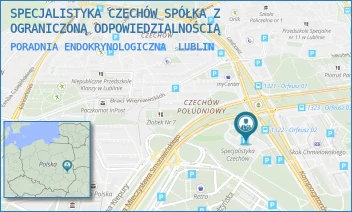PORADNIA ENDOKRYNOLOGICZNA - SPECJALISTYKA CZECHÓW SPÓŁKA Z OGRANICZONĄ ODPOWIEDZIALNOŚCIĄ - KOMPOZYTORÓW POLSKICH 8,  LUBLIN