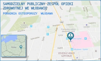 PORADNIA OSTEOPOROZY - SAMODZIELNY PUBLICZNY ZESPÓŁ OPIEKI ZDROWOTNEJ WE WŁODAWIE - AL. JÓZEFA PIŁSUDSKIEGO 66,  WŁODAWA