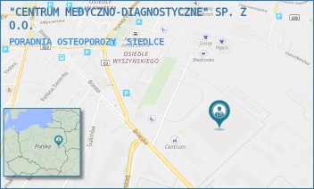 PORADNIA OSTEOPOROZY - "CENTRUM MEDYCZNO-DIAGNOSTYCZNE" SP. Z O.O. - KLEEBERGA 2,  SIEDLCE