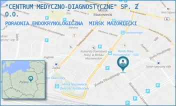 PORADNIA ENDOKRYNOLOGICZNA - "CENTRUM MEDYCZNO-DIAGNOSTYCZNE" SP. Z O.O. - PIŁSUDSKIEGO 42A,  MIŃSK MAZOWIECKI