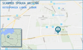OSTEOPOROZA LUBOŃ - SCANMED SPÓŁKA AKCYJNA - ŻEROMSKIEGO 1,  LUBOŃ