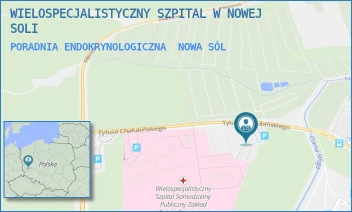 PORADNIA ENDOKRYNOLOGICZNA - WIELOSPECJALISTYCZNY SZPITAL W NOWEJ SOLI - UL. CHAŁUBIŃSKIEGO 1,  NOWA SÓL