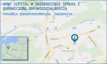 PORADNIA ENDOKRYNOLOGICZNA - NOWY SZPITAL W ŚWIEBODZINIE SPÓŁKA Z OGRANICZONĄ ODPOWIEDZIALNOŚCIĄ - UL. MŁYŃSKA 6,  ŚWIEBODZIN