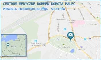 PORADNIA ENDOKRYNOLOGICZNA - CENTRUM MEDYCZNE DORMED DOROTA MALEC - BANKOWA 1,  SULECHÓW