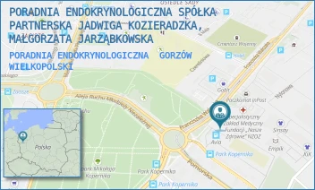 PORADNIA ENDOKRYNOLOGICZNA - PORADNIA ENDOKRYNOLOGICZNA SPÓŁKA PARTNERSKA JADWIGA KOZIERADZKA, MAŁGORZATA JARZĄBKOWSKA - WALCZAKA 23E/47,  GORZÓW WIELKOPOLSKI