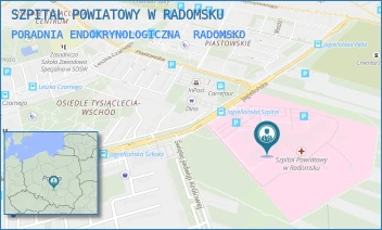 PORADNIA ENDOKRYNOLOGICZNA - SZPITAL POWIATOWY W RADOMSKU - UL. JAGIELLOŃSKA 36,  RADOMSKO