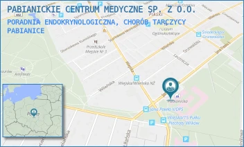 PORADNIA ENDOKRYNOLOGICZNA, CHORÓB TARCZYCY - PABIANICKIE CENTRUM MEDYCZNE SP. Z O.O. - UL. JANA PAWŁA II 68,  PABIANICE