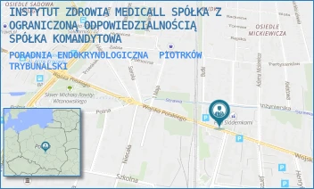 PORADNIA ENDOKRYNOLOGICZNA - INSTYTUT ZDROWIA MEDICALL SPÓŁKA Z OGRANICZONĄ ODPOWIEDZIALNOŚCIĄ SPÓŁKA KOMANDYTOWA - UL. WOJSKA POLSKIEGO 77,  PIOTRKÓW TRYBUNALSKI