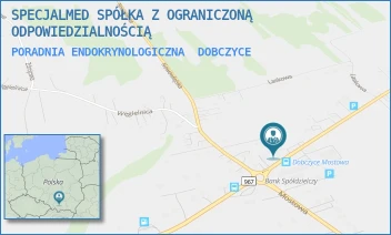 PORADNIA ENDOKRYNOLOGICZNA - SPECJALMED SPÓŁKA Z OGRANICZONĄ ODPOWIEDZIALNOŚCIĄ - UL. ZARABIE 35C,  DOBCZYCE
