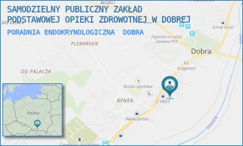 PORADNIA ENDOKRYNOLOGICZNA - SAMODZIELNY PUBLICZNY ZAKŁAD PODSTAWOWEJ OPIEKI ZDROWOTNEJ W DOBREJ - DOBRA 545,  DOBRA