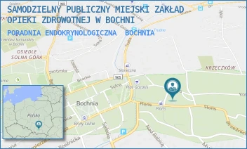 PORADNIA ENDOKRYNOLOGICZNA - SAMODZIELNY PUBLICZNY MIEJSKI ZAKŁAD OPIEKI ZDROWOTNEJ W BOCHNI - UL. FLORIS 16,  BOCHNIA