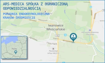 PORADNIA ENDOKRYNOLOGICZNA - ARS-MEDICA SPÓŁKA Z OGRANICZONĄ ODPOWIEDZIALNOŚCIĄ - UL. WARSZAWSKA 17,  KRAKÓW-ŚRÓDMIEŚCIE