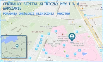 PORADNIA ONKOLOGII KLINICZNEJ - CENTRALNY SZPITAL KLINICZNY MSW I A W WARSZAWIE - WOŁOSKA 137,  MOKOTÓW