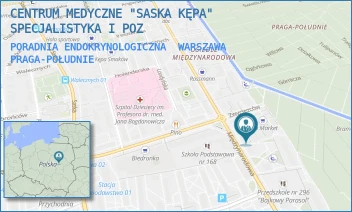 PORADNIA ENDOKRYNOLOGICZNA - DORADZTWO I ZARZĄDZANIE W OPIECE ZDROWOTNEJ A.K. SP. Z.O.O - MIĘDZYNARODOWA 56,  WARSZAWA PRAGA-POŁUDNIE