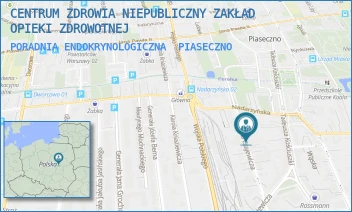PORADNIA ENDOKRYNOLOGICZNA - CENTRUM ZDROWIA ADAM MUSZYŃSKI SPÓŁKA KOMANDYTOWO-AKCYJNA - CZAJEWICZA 5/7,  PIASECZNO