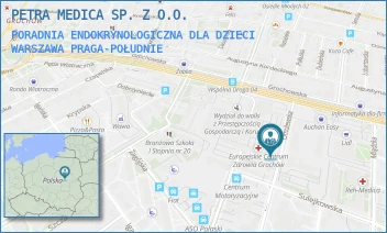 PORADNIA ENDOKRYNOLOGICZNA DLA DZIECI - PETRA MEDICA SP. Z O.O. - OMULEWSKA 27,  WARSZAWA PRAGA-POŁUDNIE