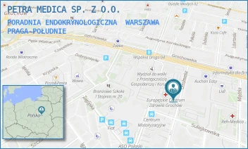 PORADNIA ENDOKRYNOLOGICZNA - PETRA MEDICA SP. Z O.O. - OMULEWSKA 27,  WARSZAWA PRAGA-POŁUDNIE