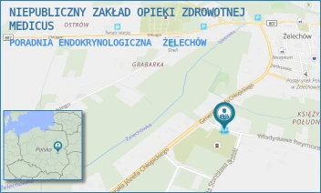 PORADNIA ENDOKRYNOLOGICZNA - NIEPUBLICZNY ZAKŁAD OPIEKI ZDROWOTNEJ MEDICUS - REYMONTA 36A,  ŻELECHÓW