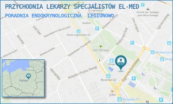 PORADNIA ENDOKRYNOLOGICZNA - PRZYCHODNIA LEKARZY SPECJALISTÓW EL-MED - KRASIŃSKIEGO 70,  LEGIONOWO