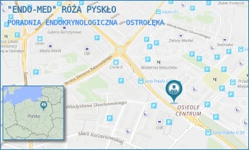PORADNIA ENDOKRYNOLOGICZNA - "ENDO-MED" RÓŻA PYSKŁO - RTM. WITOLDA PILECKIEGO 14,  OSTROŁĘKA