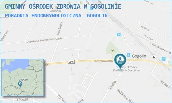 PORADNIA ENDOKRYNOLOGICZNA - GMINNY OŚRODEK ZDROWIA W GOGOLINIE - UL. SZKOLNA 2,  GOGOLIN