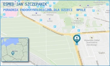 PORADNIA ENDOKRYNOLOGICZNA DLA DZIECI - ESMED JAN SZCZEPANIK - UL. ROMANA HOROSZKIEWICZA 6/B-112,  OPOLE