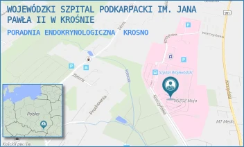 PORADNIA ENDOKRYNOLOGICZNA - WOJEWÓDZKI SZPITAL PODKARPACKI IM. JANA PAWŁA II W KROŚNIE - UL. KORCZYŃSKA 57,  KROSNO