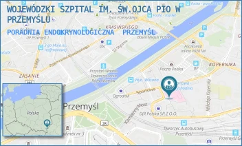PORADNIA ENDOKRYNOLOGICZNA - WOJEWÓDZKI SZPITAL IM. ŚW.OJCA PIO W PRZEMYŚLU - UL. SPORTOWA 6,  PRZEMYŚL