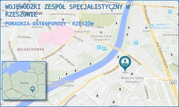 PORADNIA OSTEOPOROZY - WOJEWÓDZKI ZESPÓŁ SPECJALISTYCZNY W RZESZOWIE - UL. WARZYWNA 3,  RZESZÓW