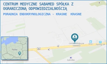 PORADNIA ENDOKRYNOLOGICZNA - KRASNE - CENTRUM MEDYCZNE SABAMED SPÓŁKA Z OGRANICZONĄ ODPOWIEDZIALNOŚCIĄ - KRASNE 33,  KRASNE