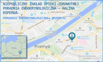 PORADNIA ENDOKRYNOLOGICZNA - NIEPUBLICZNY ZAKŁAD OPIEKI ZDROWOTNEJ PORADNIA ENDOKRYNOLOGICZNA - HALINA KOPERDA - UL. SPORTOWA 4,  PRZEMYŚL