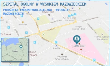 PORADNIA ENDOKRYNOLOGICZNA - SZPITAL OGÓLNY W WYSOKIEM MAZOWIECKIEM - SZPITALNA 5,  WYSOKIE MAZOWIECKIE