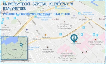 PORADNIA ENDOKRYNOLOGICZNA - UNIWERSYTECKI SZPITAL KLINICZNY W BIAŁYMSTOKU - WASZYNGTONA 15A,  BIAŁYSTOK