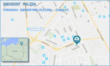 PORADNIA ENDOKRYNOLOGICZNA - ENDODENT MOLĘDA - BYDGOSKA 11,  SUWAŁKI