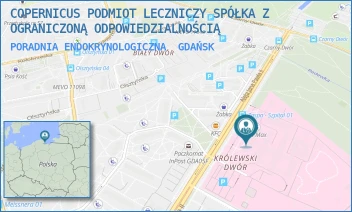 PORADNIA ENDOKRYNOLOGICZNA - COPERNICUS PODMIOT LECZNICZY SPÓŁKA Z OGRANICZONĄ ODPOWIEDZIALNOŚCIĄ - ALEJA JANA PAWŁA II 50,  GDAŃSK