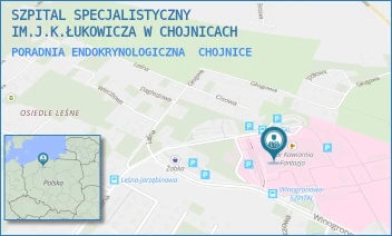 PORADNIA ENDOKRYNOLOGICZNA - SZPITAL SPECJALISTYCZNY IM.J.K.ŁUKOWICZA W CHOJNICACH - UL. LEŚNA 10,  CHOJNICE