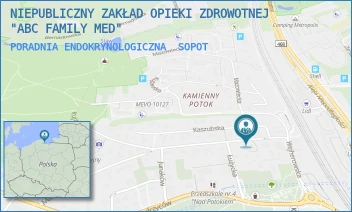 PORADNIA ENDOKRYNOLOGICZNA - NIEPUBLICZNY ZAKŁAD OPIEKI ZDROWOTNEJ "ABC FAMILY MED" - UL. MAŁOPOLSKA 11/1,  SOPOT